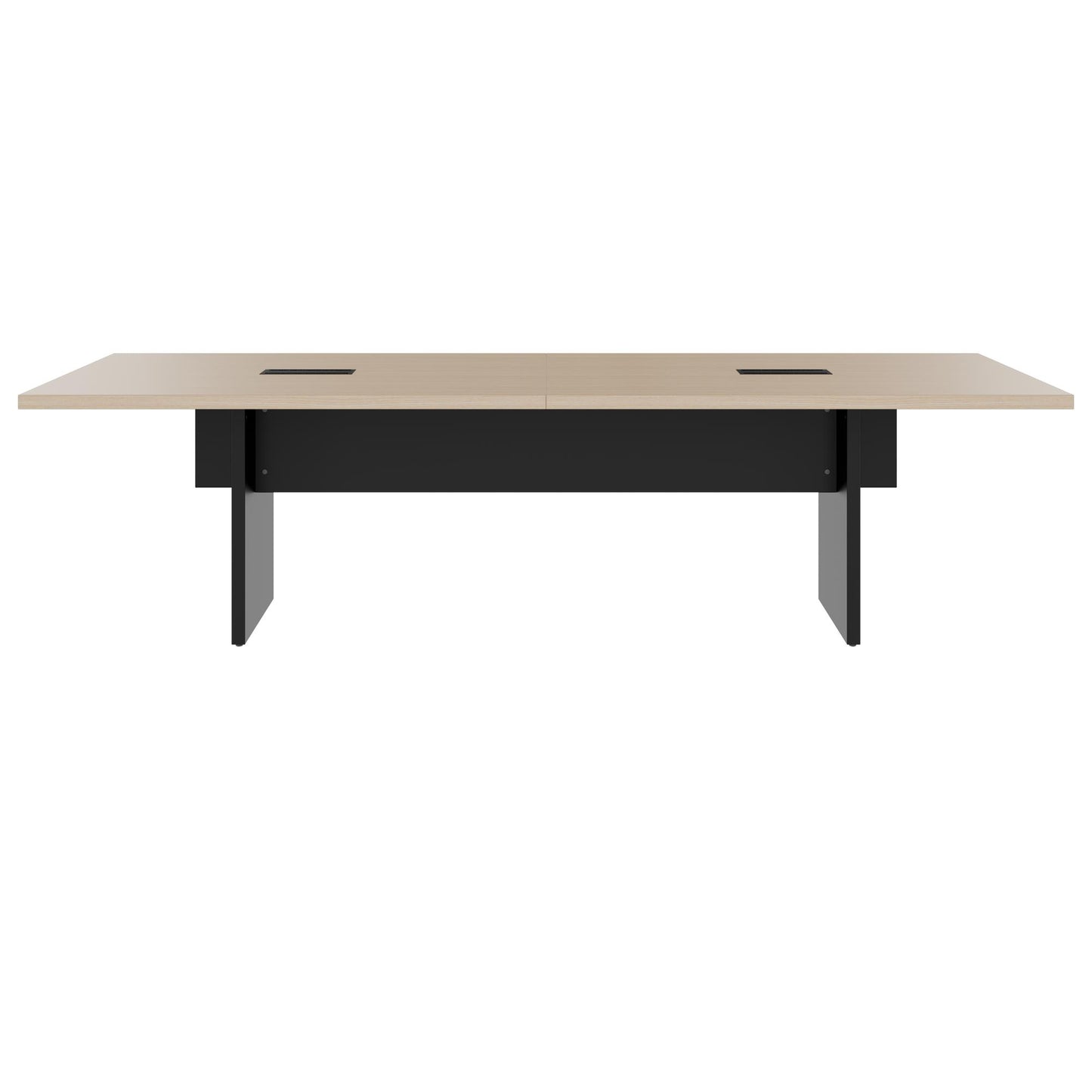 BRALCO SILE conference table | 2400 - 4200 mm (6 - 16 people), electrified, oak