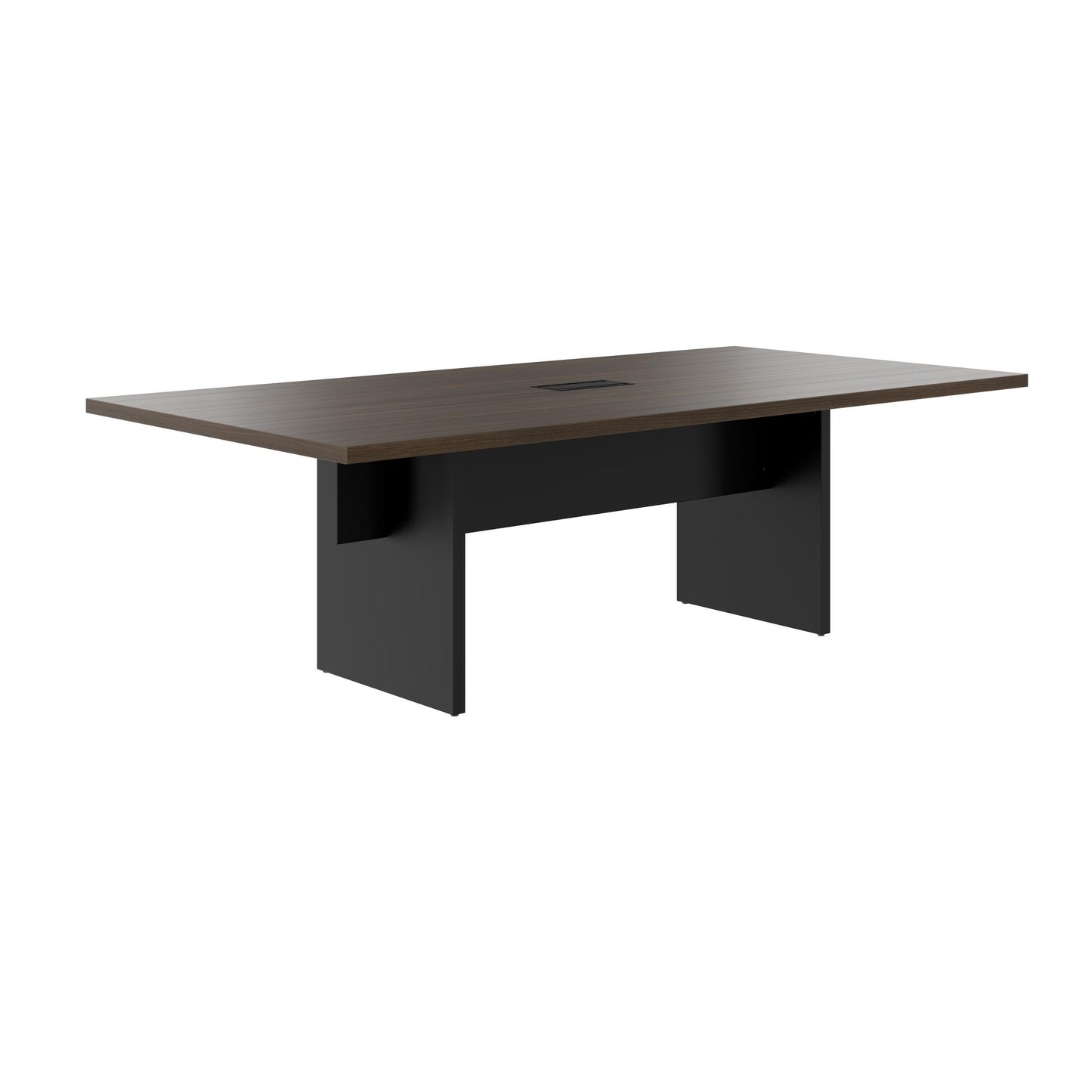 BRALCO SILE conference table | 2400 - 4200 mm (6 - 16 people), electrified, walnut