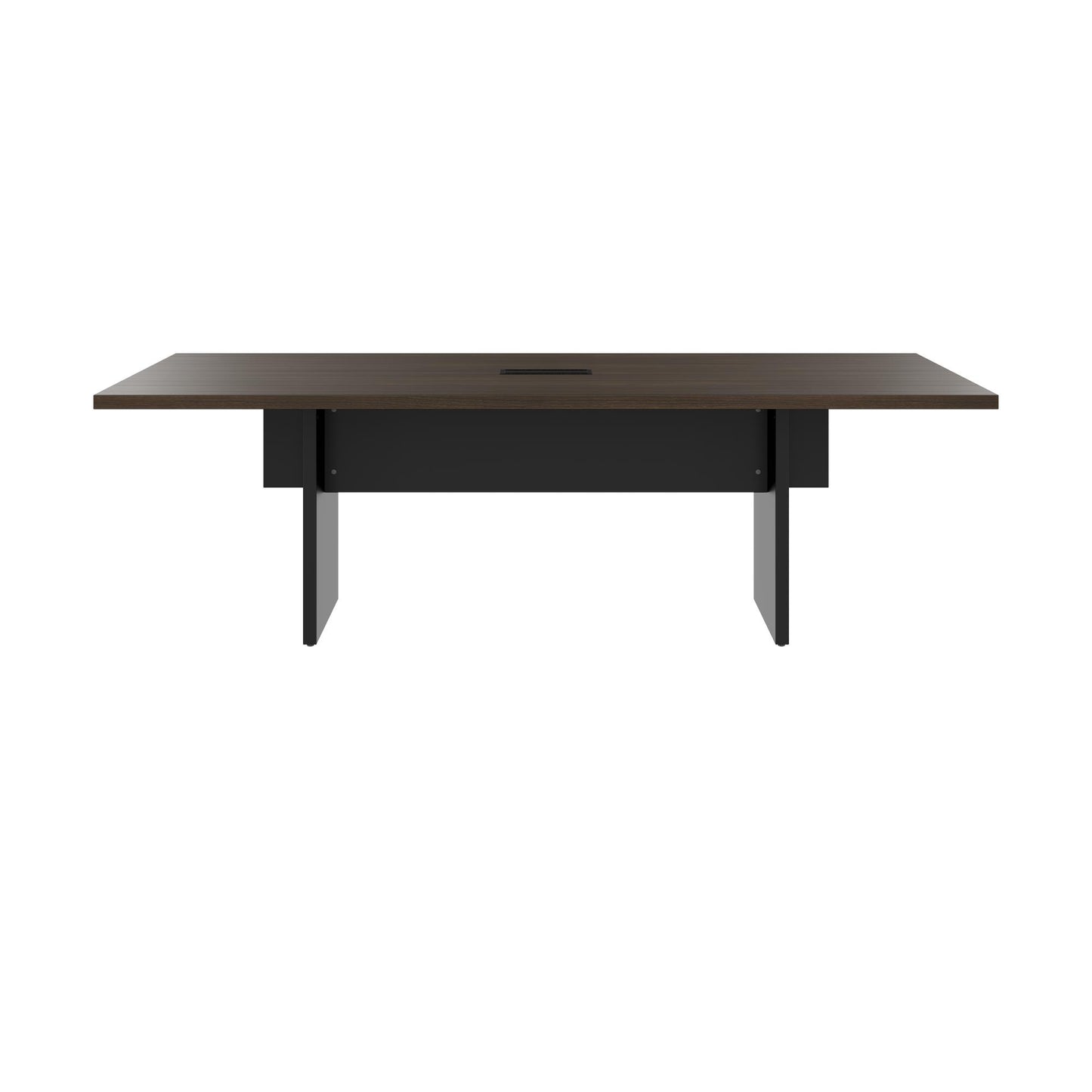 BRALCO SILE conference table | 2400 - 4200 mm (6 - 16 people), electrified, walnut