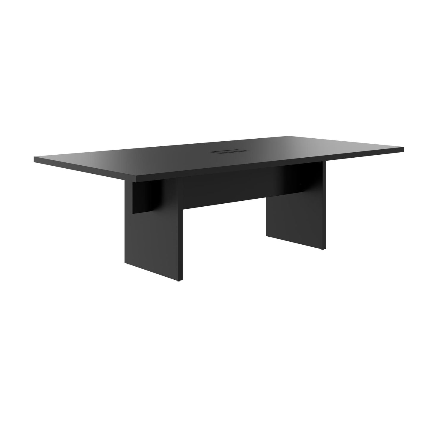 BRALCO SILE conference table | 2400 - 4200 mm (6 - 16 people), electrified, black