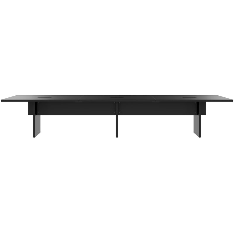 BRALCO SILE Konferenztisch | 2400 - 4200 mm (6 - 16 Personen), elektrifiziert, Schwarz - 2 Main Image