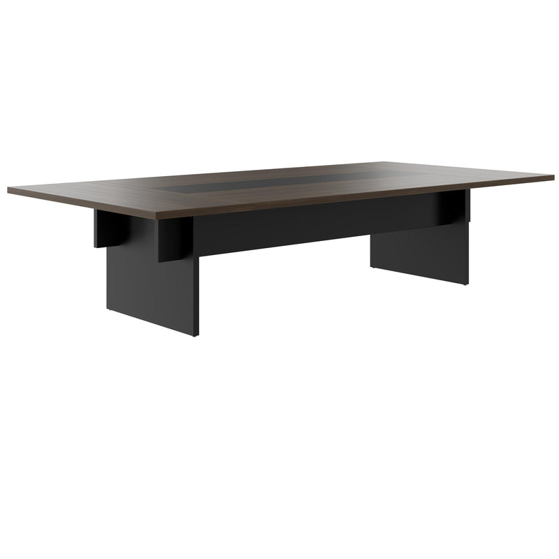 BRALCO SILE Konferenztisch | 3200 - 4800 mm (6 - 20 Personen), Mitteleinsatz, Nussbaum - 2 Main Image