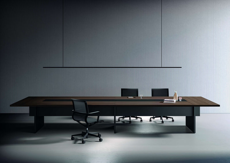 BRALCO SILE Konferenztisch | 3200 - 4800 mm (6 - 20 Personen), Mitteleinsatz, Weiß - 9 Main Image