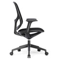 BREATHE office swivel chair | Fixed armrests, 5-star base, Black  - 4 Thumbnail Image