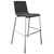 MOON Bar stool | Stackable, 4-foot frame, padded seat, polyester cover Berta