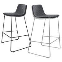 TWIST&SIT Sgabello da bar | Frame di coppia, altezza del sedile da 635 mm, copertura di lana sinergia