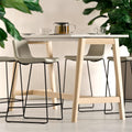 TWIST&SIT Barhocker | Kufengestell, 735 mm Sitzhöhe, Wollbezug VELITO - 7 Thumbnail Image
