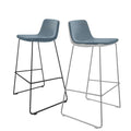 TWIST&SIT Tabouret de bar | Crame d'enregistrement, hauteur du siège de 735 mm, synergie de couverture en laine - 1 Thumbnail Image