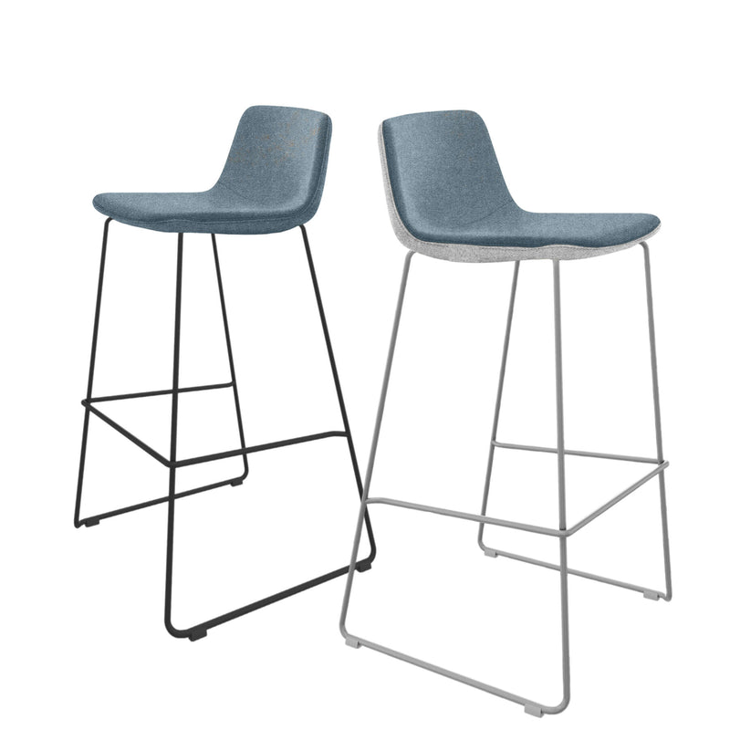 TWIST&SIT Tabouret de bar | Crame d'enregistrement, hauteur du siège de 735 mm, synergie de couverture en laine - 1 Main Image