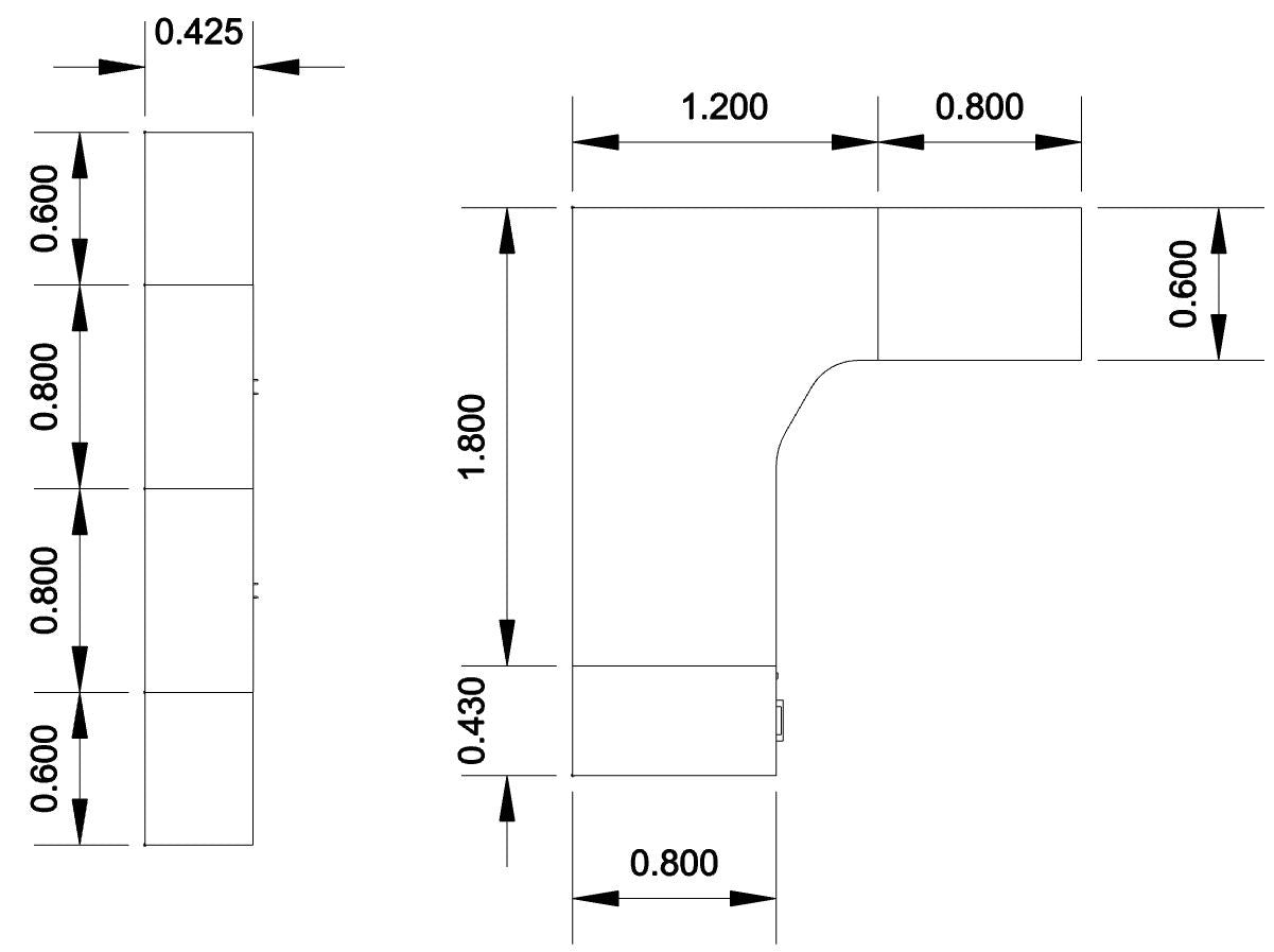 NOVA München - Komplettbüro | Set mit Winkelschreibtisch, Aktenschränken, Standcontainer, Ahorn