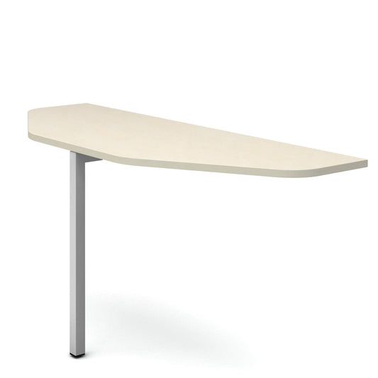 Table d'extension de réunion NOVA U | 1640 x 600 mm, érable