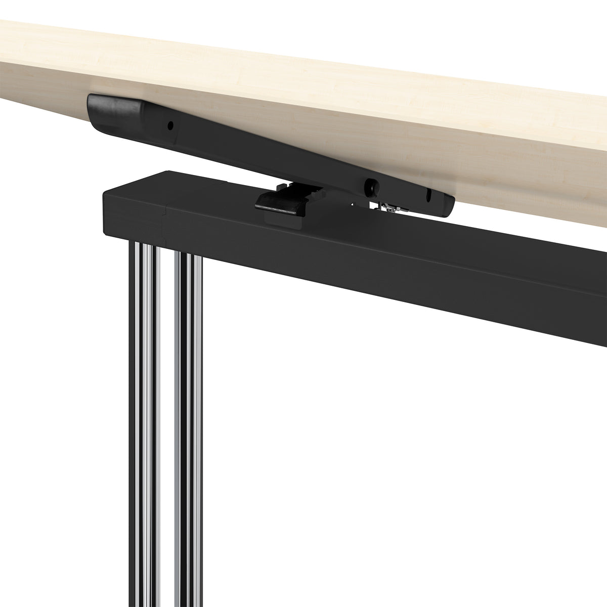 MARA - ARGO TILTING Conference table | mobile, foldable, 1600 x 800 mm, maple  - 4 Lightbox Main Image