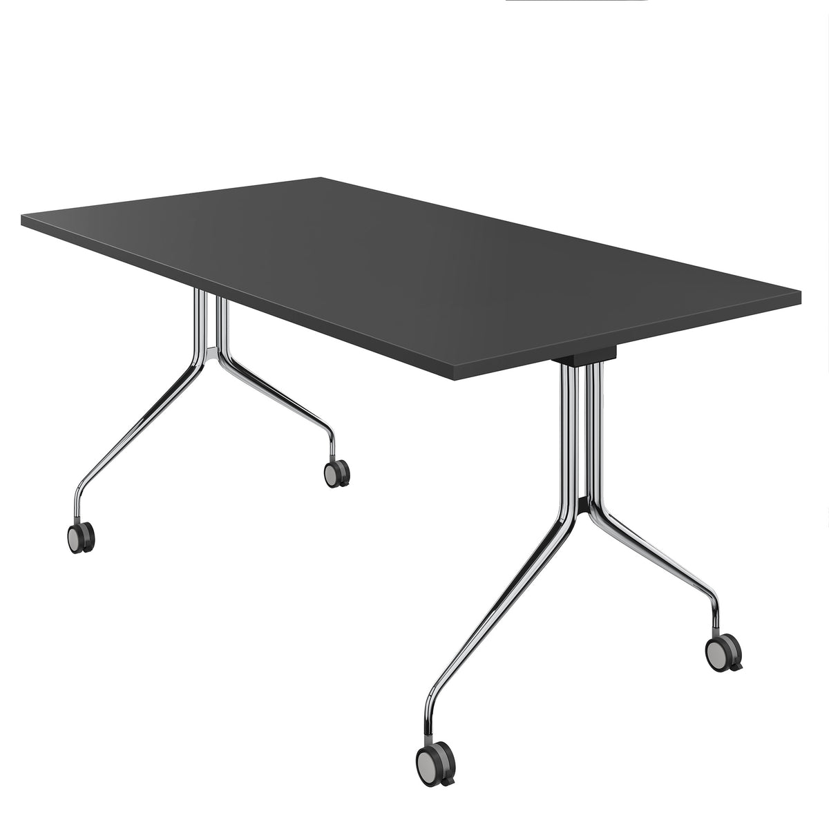 MARA - ARGO TILTING Table de réunion | À roulettes, pliable, 1600 x 800 mm, anthracite  - 3 Lightbox Main Image