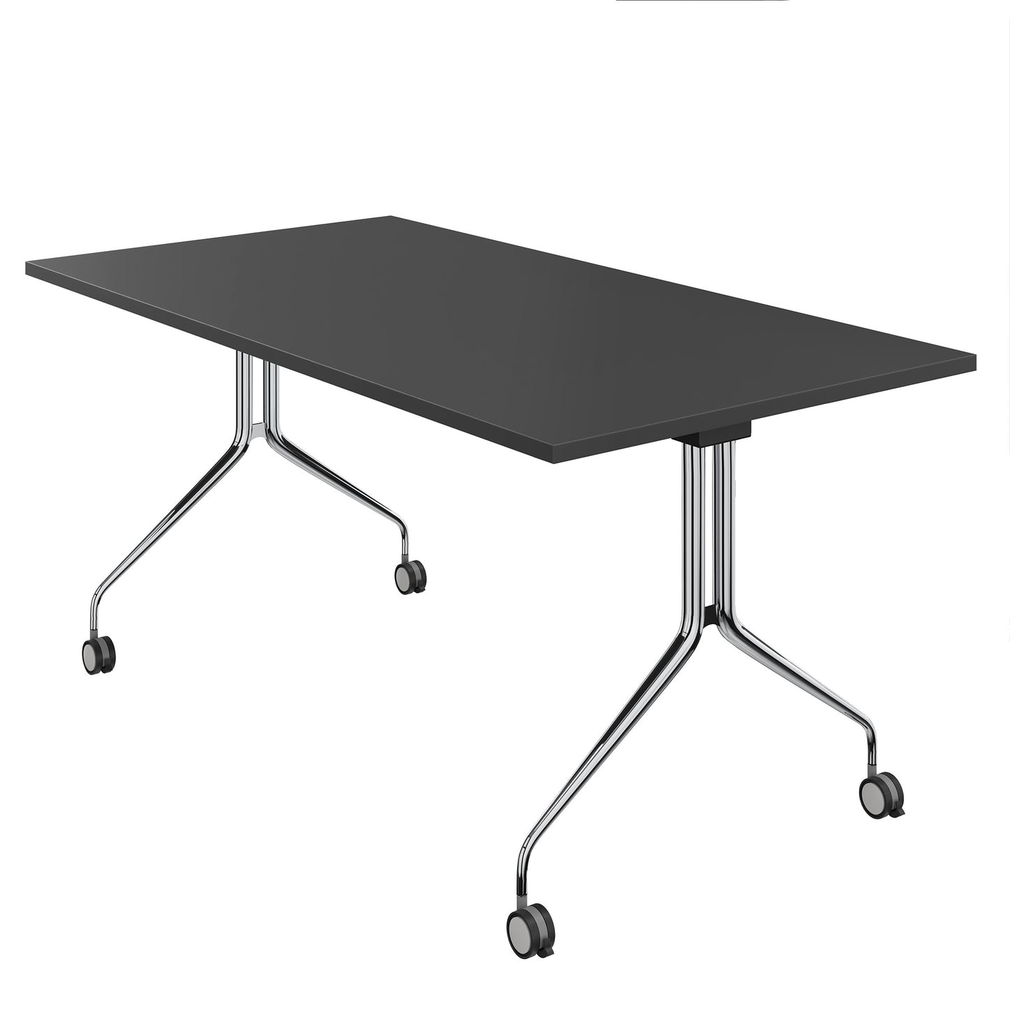 MARA LIBRO TILTING conference table | Rollable, foldable, 1600 x 800 mm, anthracite