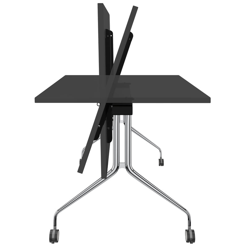 MARA - ARGO TILTING Table de réunion | À roulettes, pliable, 1600 x 800 mm, anthracite  - 4 Main Image