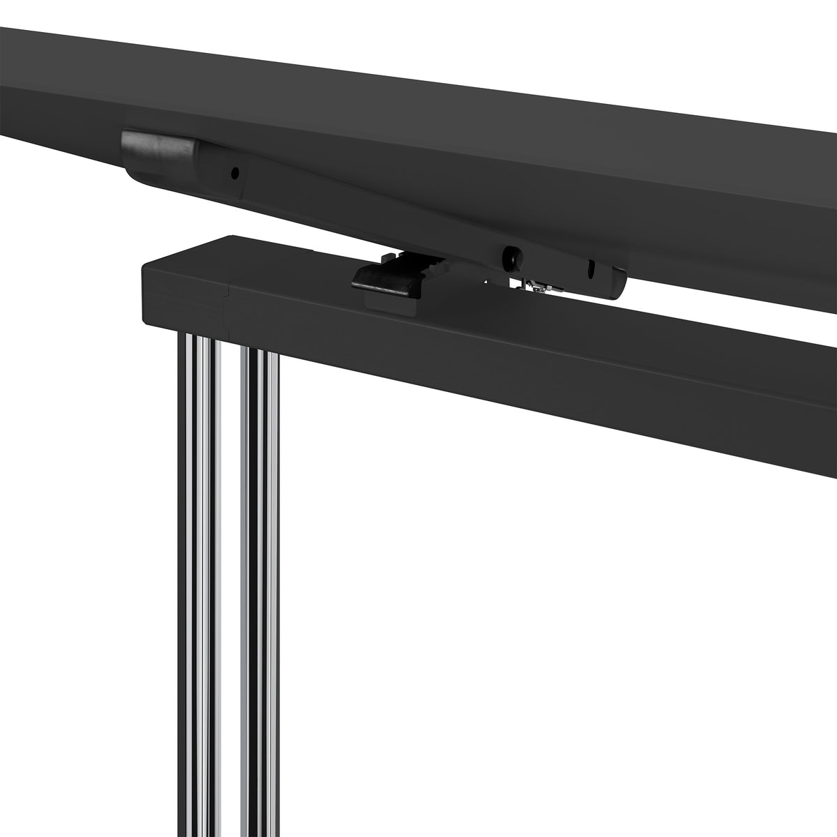 MARA - ARGO TILTING Table de réunion | À roulettes, pliable, 1600 x 800 mm, anthracite  - 5 Lightbox Main Image