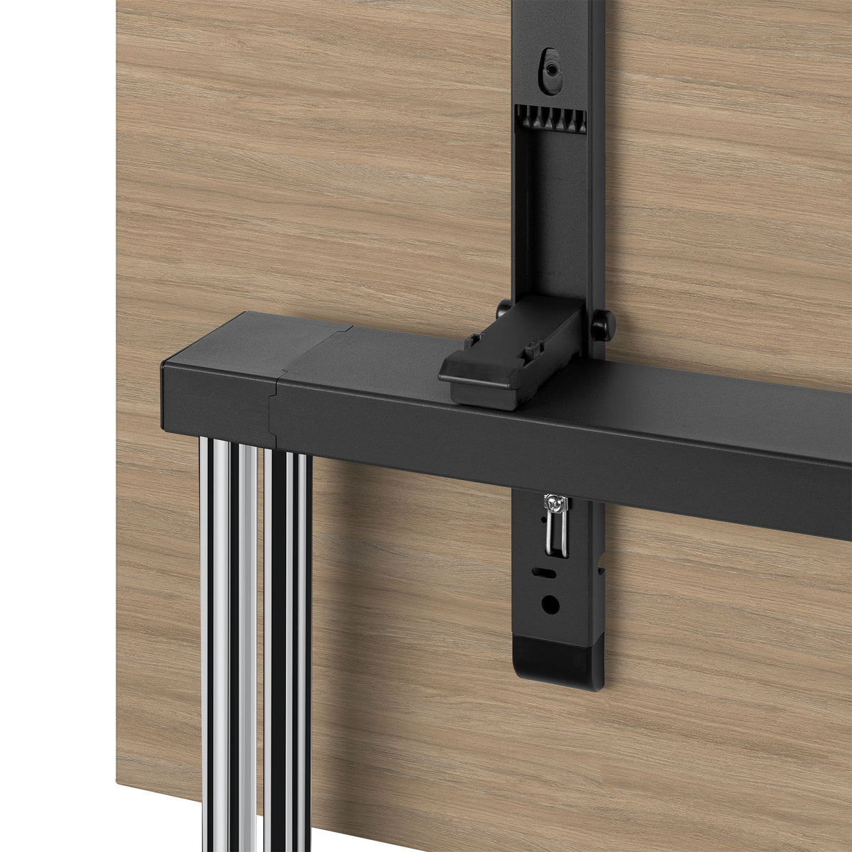 MARA - ARGO TILTING Meeting table | mobile, foldable, 1600 x 800 mm, Amber Oak  - 5 Lightbox Main Image