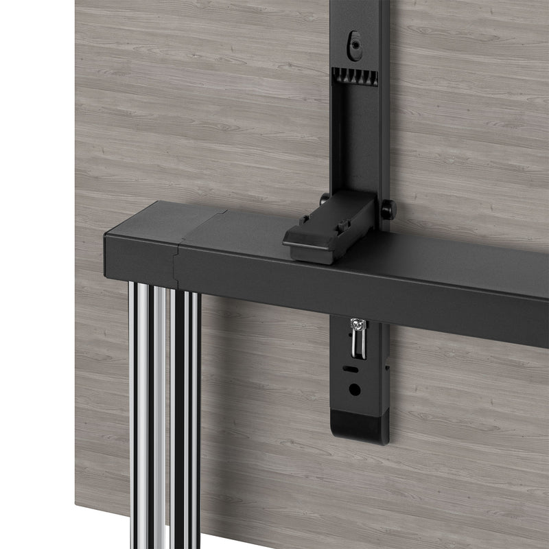 MARA - ARGO TILTING Meeting Table | Mobile, foldable, 1600 x 800 mm, grey northern oak  - 4 Main Image