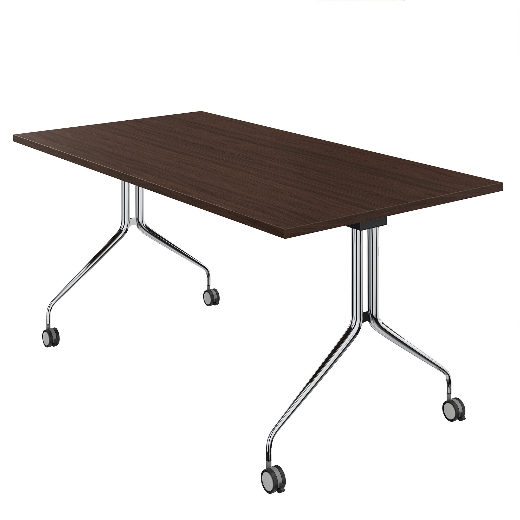 MARA - ARGO TILTING Conference table | Rollable, foldable, 1600 x 800 mm, walnut