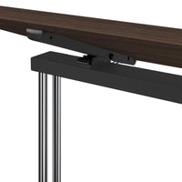 MARA LIBRO TILTING conference table | Rollable, foldable, 1600 x 800 mm, walnut