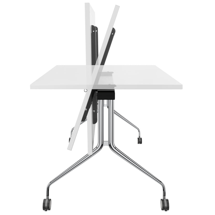 MARA - ARGO TILTING Conference table | Rollable, foldable, 1600 x 800 mm, walnut
