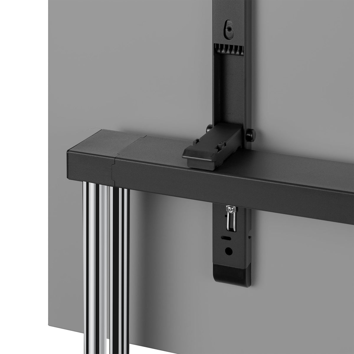 MARA - ARGO TILTING Conference table | Mobile, foldable, 1600 x 800 mm, Pearl gray  - 6 Lightbox Main Image