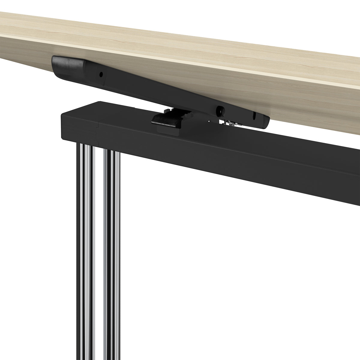 MARA - ARGO TILTING Tavolo riunioni | Con rotelle, ribaltabile, 1600 x 800 mm, rovere sabbia  - 4 Lightbox Main Image