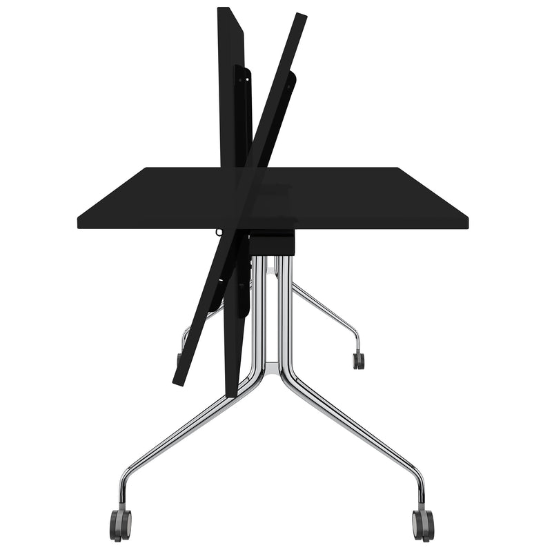 MARA - ARGO TILTING Meeting table | Mobile, foldable, 1600 x 800 mm, Black  - 4 Main Image