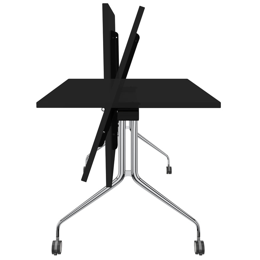 MARA - ARGO TILTING Table de conférence | À roulettes, pliable, 1600 x 800 mm, noir