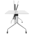 MARA - ARGO TILTING Besprechnungstisch | Rollbar, klappbar, 1600 x 800 mm, Weiß - 4 Thumbnail Image