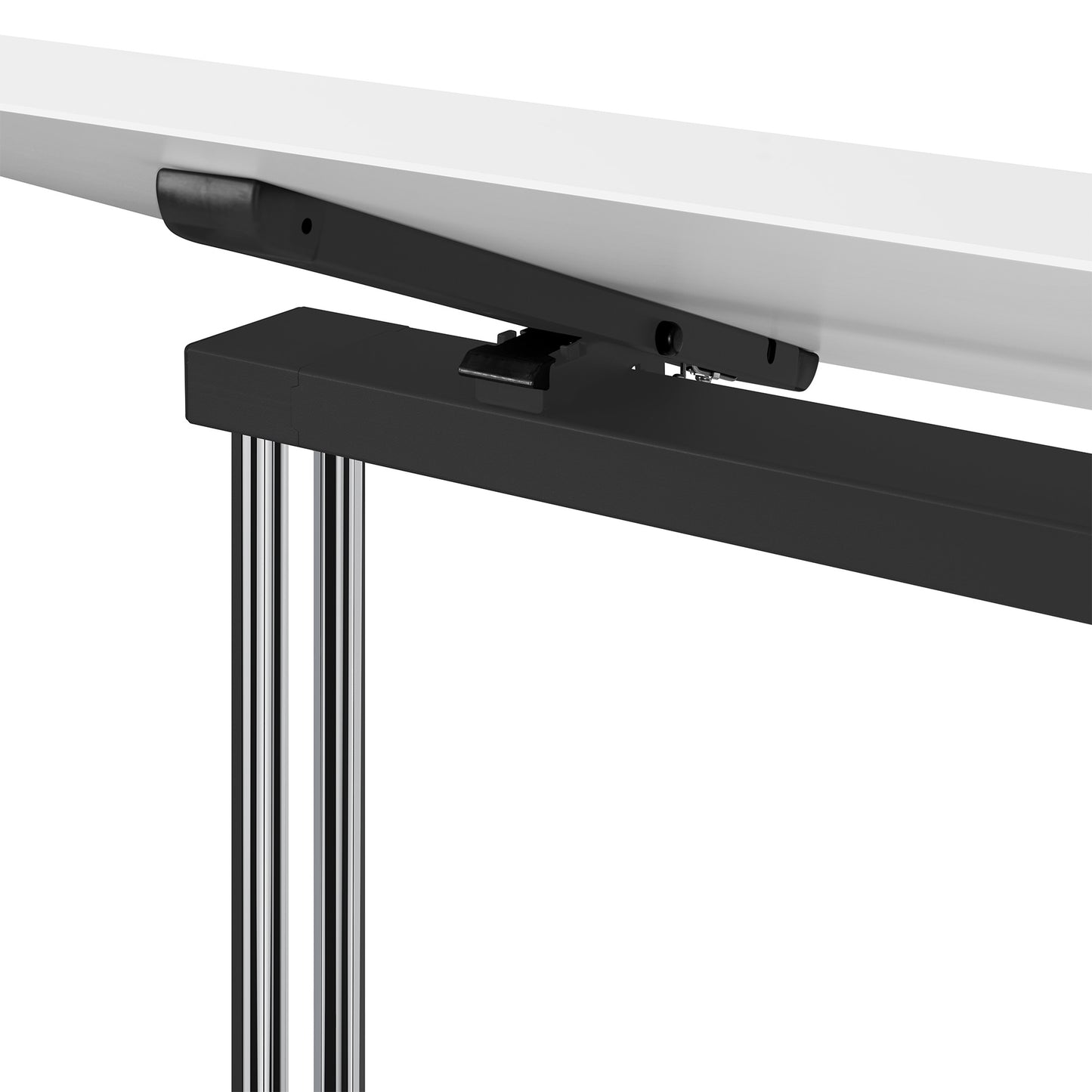 MARA LIBRO TILTING Konferenztisch | Rollbar, klappbar, 1600 x 800 mm, Weiß