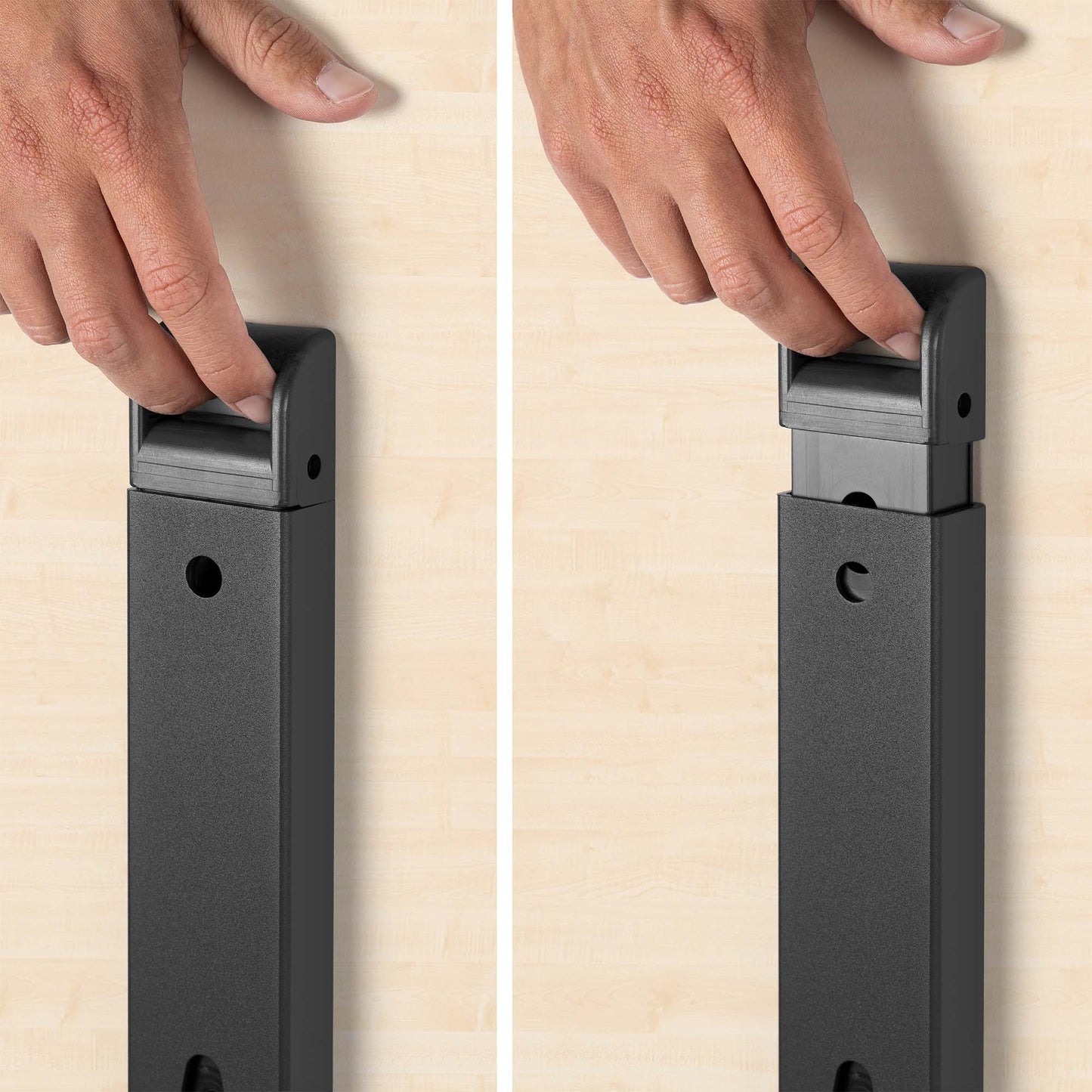 MARA - SAVIO TILTING Klapptisch | Rollbar, klappbar, 1600 x 800 mm, Ahorn