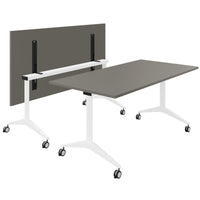 MARA SAVIO TILTING Klapptisch | Rollbar, klappbar, 1600 x 800 mm, Cubanitgrau