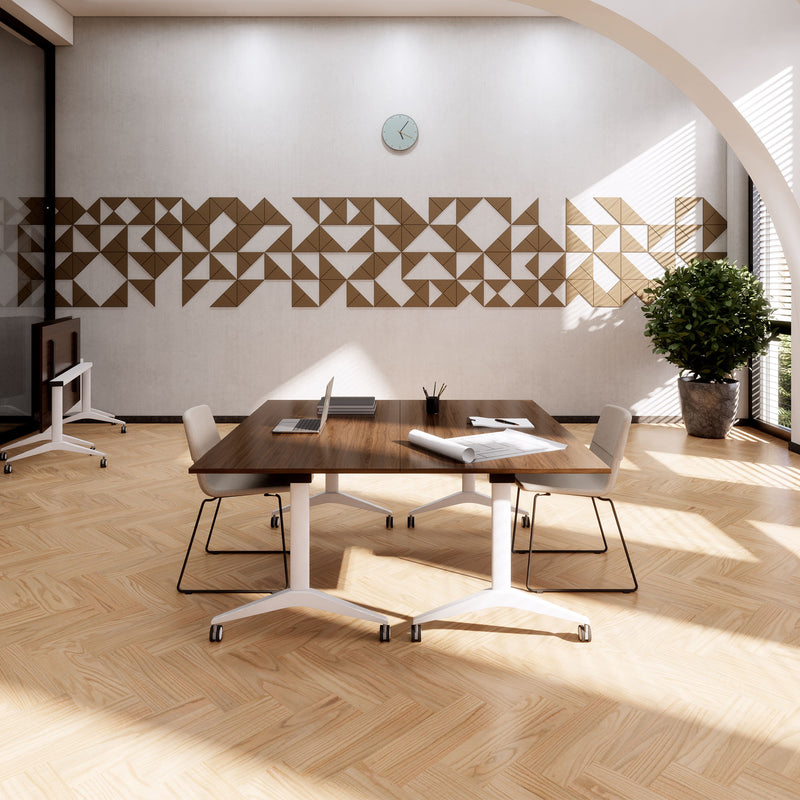MARA - SAVIO TILTING Klapptisch | Rollbar, klappbar, 1600 x 800 mm, Nussbaum - 13 Main Image