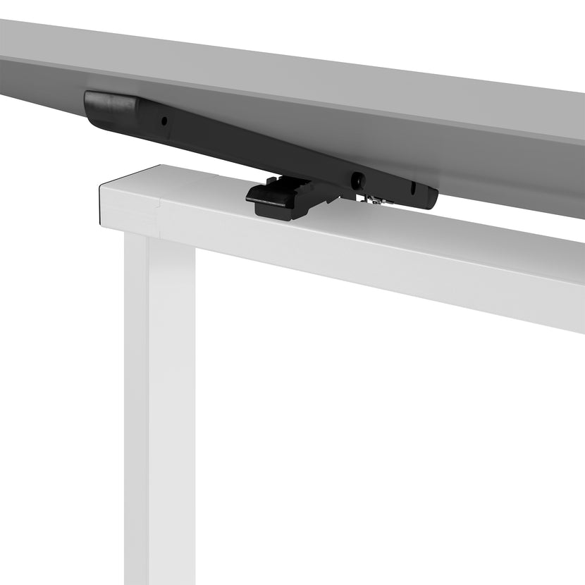 MARA - SAVIO TILTING Klapptisch | Rollbar, klappbar, 1600 x 800 mm, Perlgrau