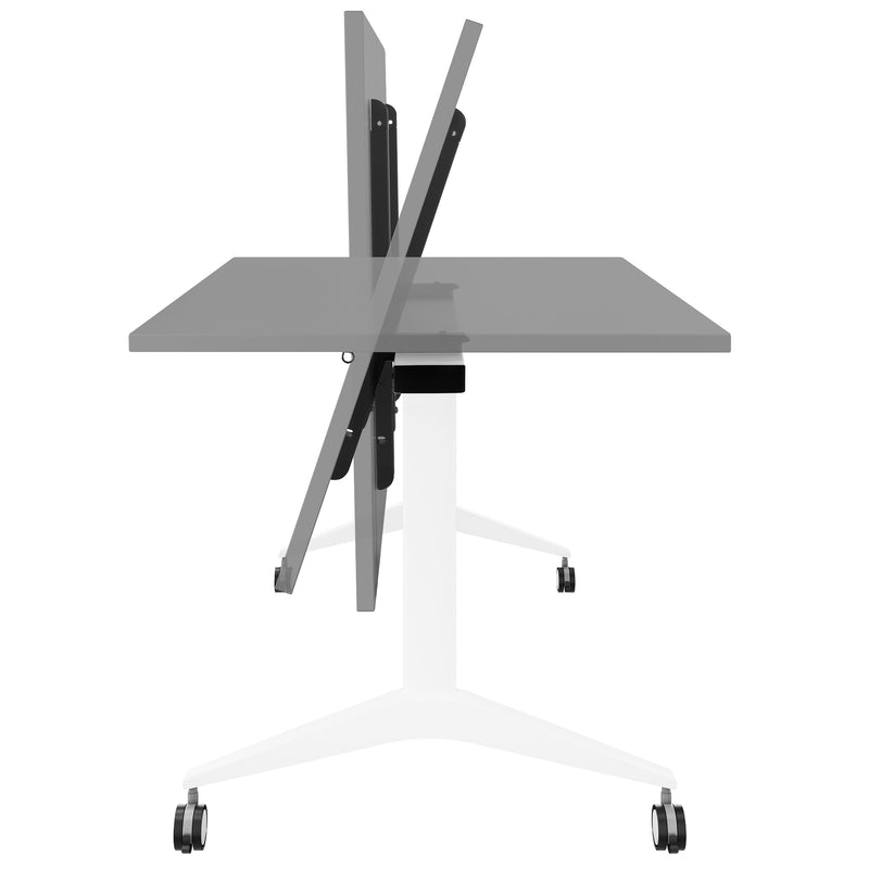 MARA - SAVIO TILTING Klapptisch | Rollbar, klappbar, 1600 x 800 mm, Perlgrau - 8 Main Image