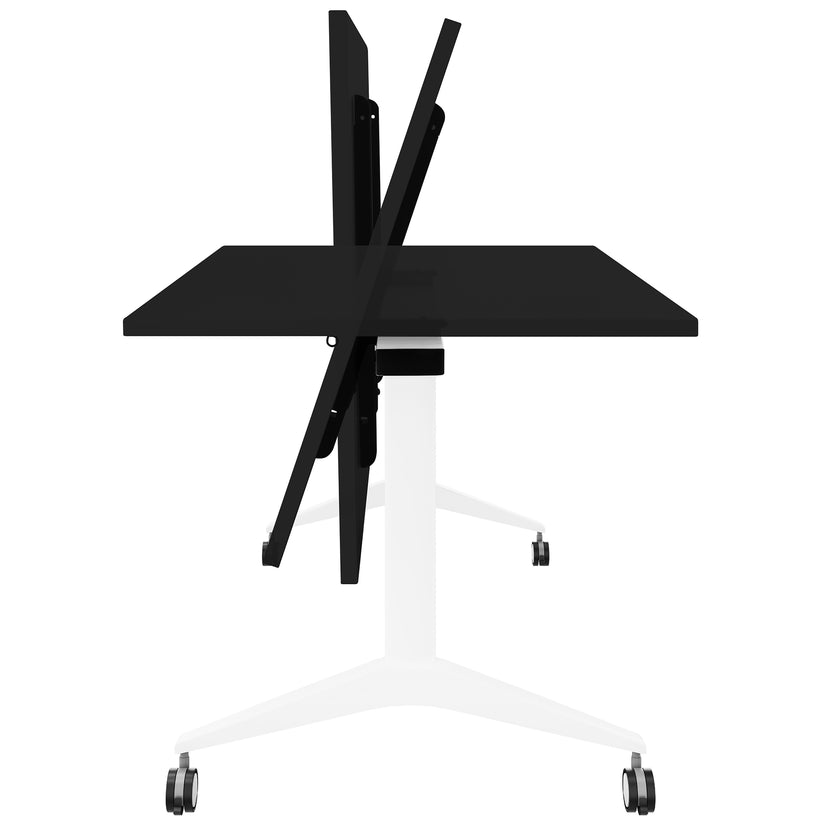 MARA - SAVIO TILTING Klapptisch | Rollbar, klappbar, 1600 x 800 mm, Schwarz