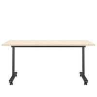 Mara - TILTING folding table | Rollable, foldable, 1600 x 800 mm, maple