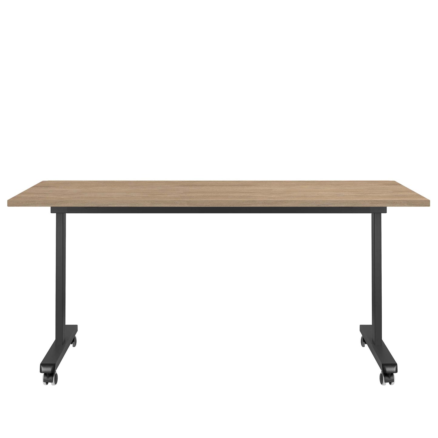 Mara - TILTING folding table | Rollable, foldable, 1600 x 800 mm, amber oak