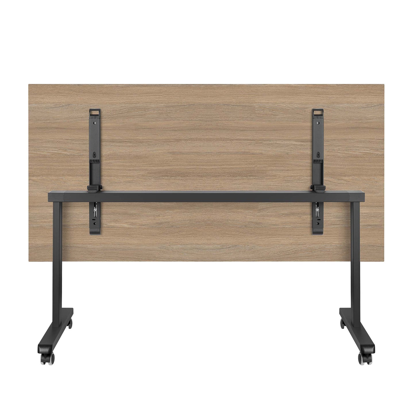 Mara - TILTING folding table | Rollable, foldable, 1600 x 800 mm, amber oak