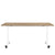 Mara - TILTING folding table | Rollable, foldable, 1600 x 800 mm, amber oak