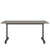 Mara - TILTING folding table | Rollable, foldable, 1600 x 800 mm, Cubanite gray