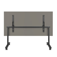 Mara - TILTING folding table | Rollable, foldable, 1600 x 800 mm, Cubanite gray