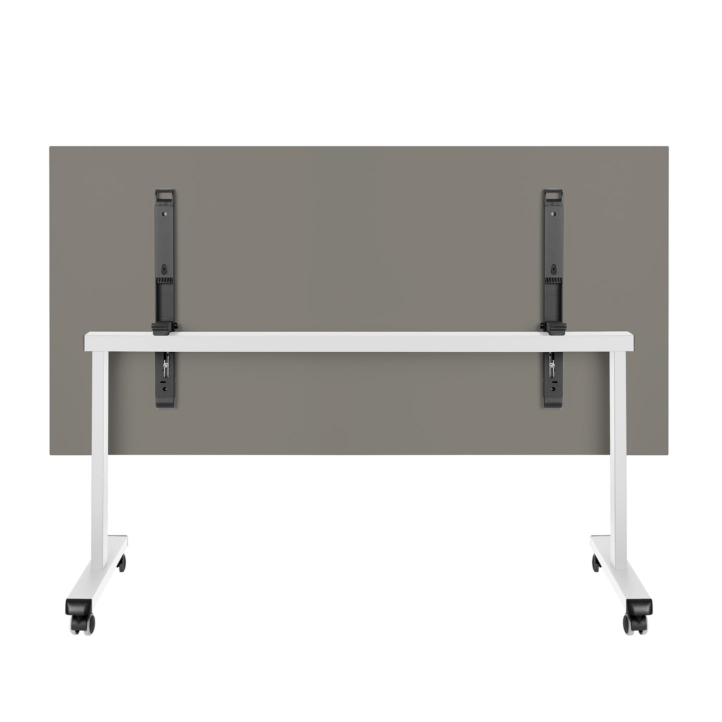 Mara - TILTING folding table | Rollable, foldable, 1600 x 800 mm, Cubanite gray