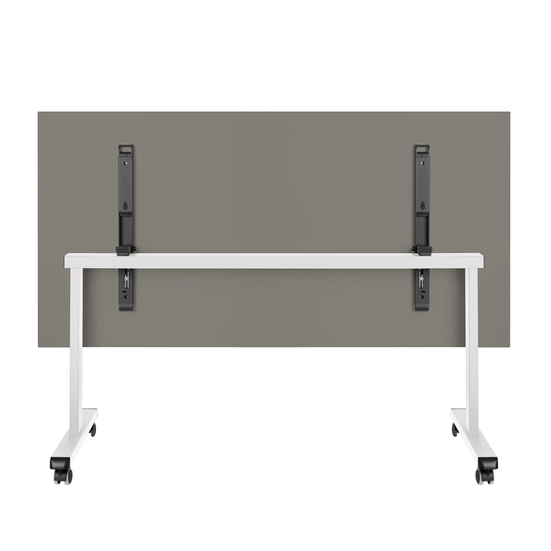 MARA - TILTING Klapptisch | Rollbar, klappbar, 1600 x 800 mm, Cubanitgrau - 4 Main Image