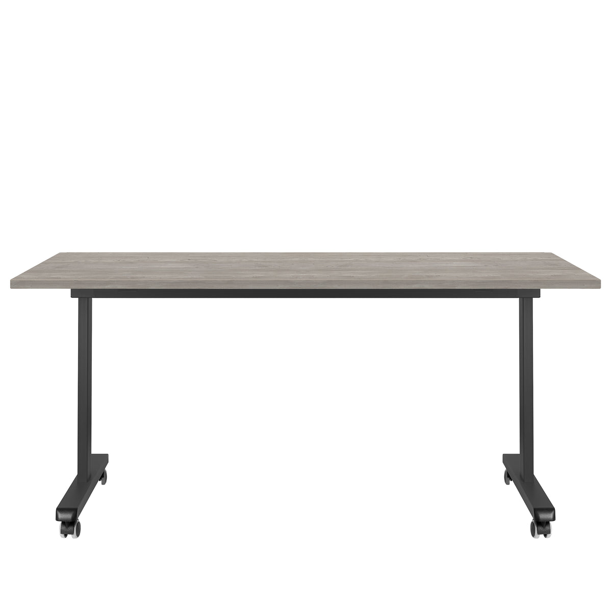 MARA - TILTING Klapptisch | Rollbar, klappbar, 1600 x 800 mm, Nordeiche grau - 1 Lightbox Main Image