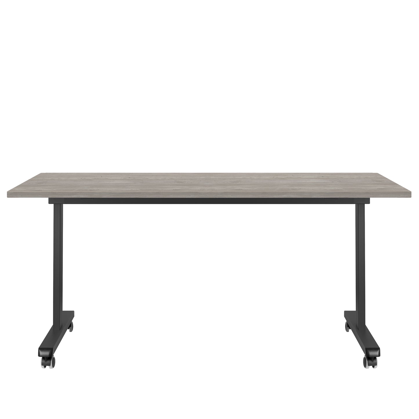 Mara - TILTING folding table | Rollable, foldable, 1600 x 800 mm, northern oak gray