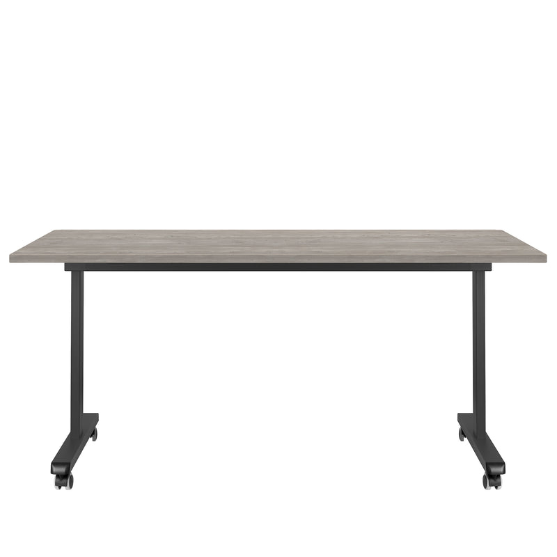 MARA - TILTING Klapptisch | Rollbar, klappbar, 1600 x 800 mm, Nordeiche grau - 1 Main Image