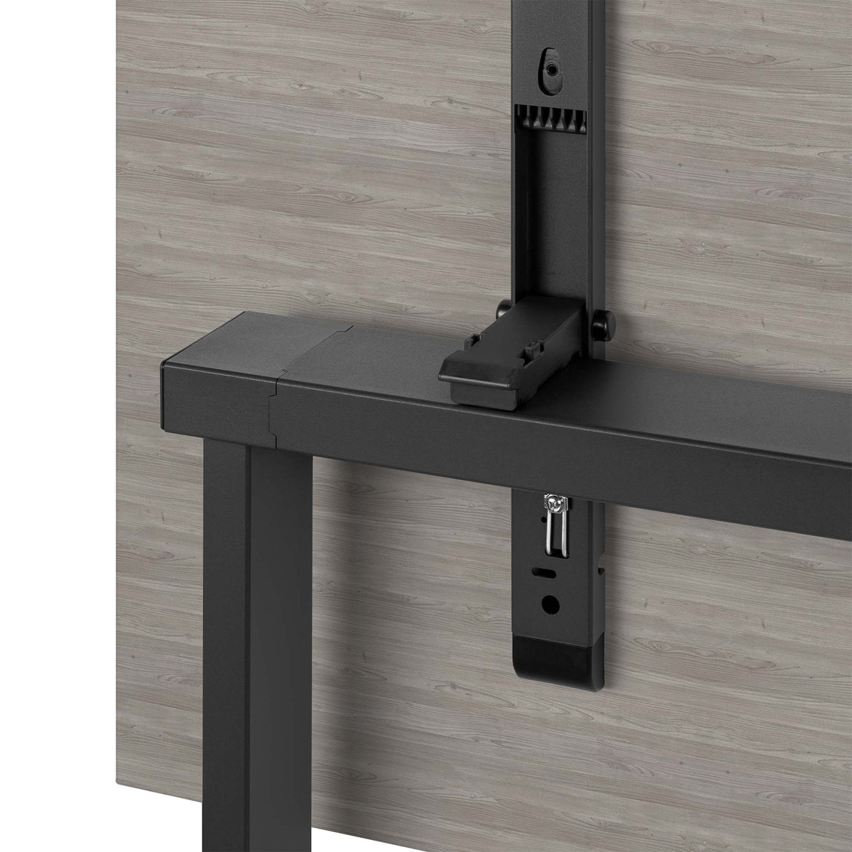 MARA - TILTING Klapptisch | Rollbar, klappbar, 1600 x 800 mm, Nordeiche grau - 5 Lightbox Main Image