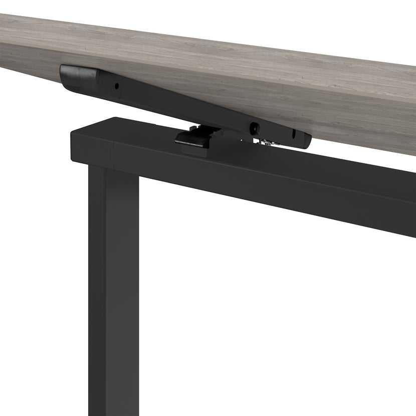Mara - TILTING Tabella pieghevole | Arrotolabile, pieghevole, 1600 x 800 mm, grigio di quercia nord